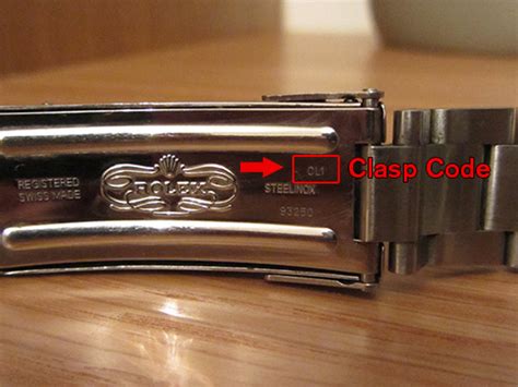 rolex clasp code w|Rolex bracelet clasp code.